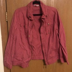 Dusty Rose Wind Breaker